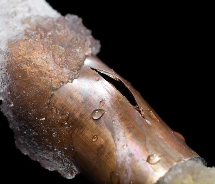 This is a photo of a busted pipe