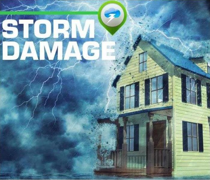 Image of a servpro stock storm
